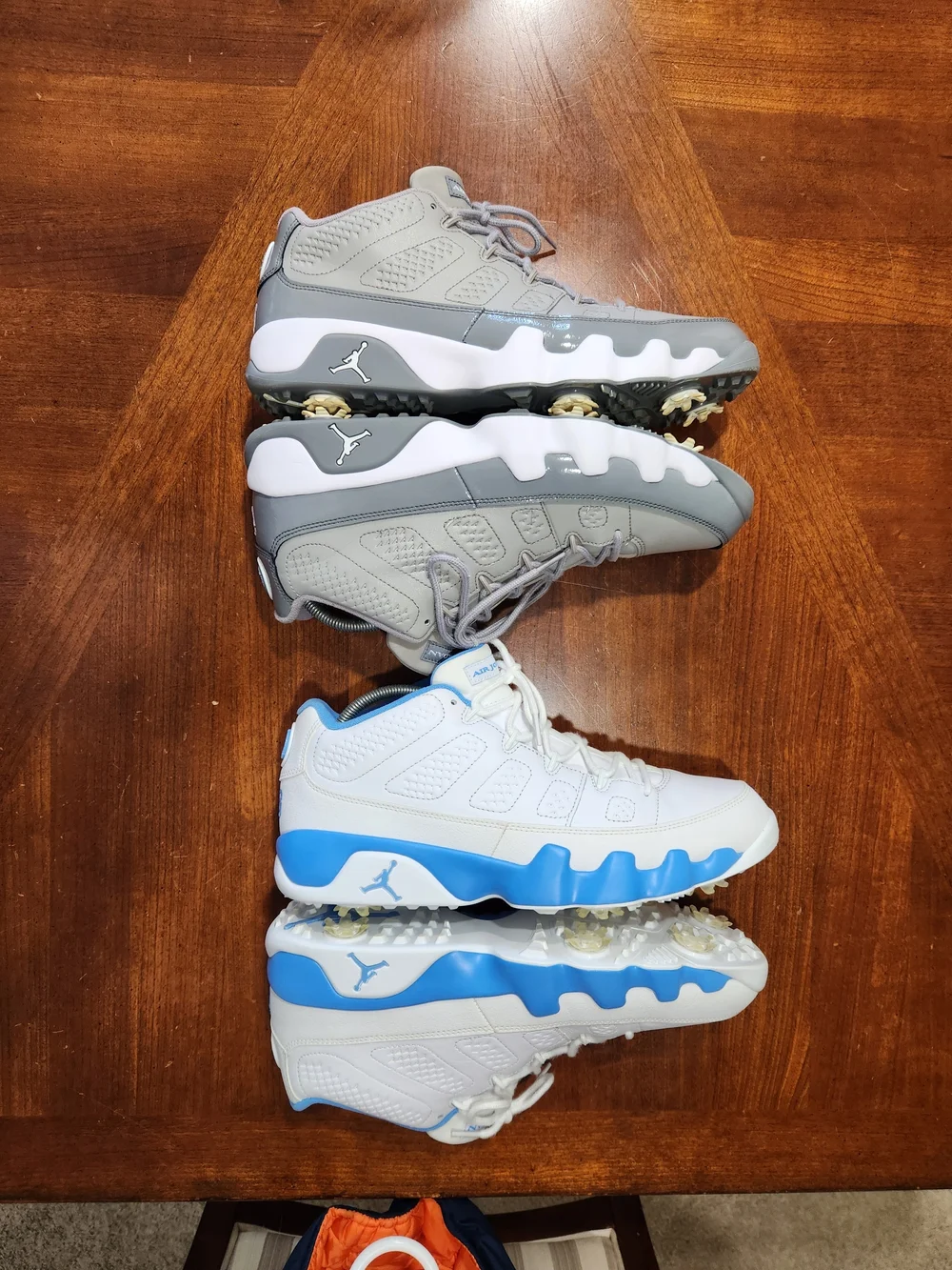 2 Jordan Retro 9 GOLF Cleats Size 13 Men No Box